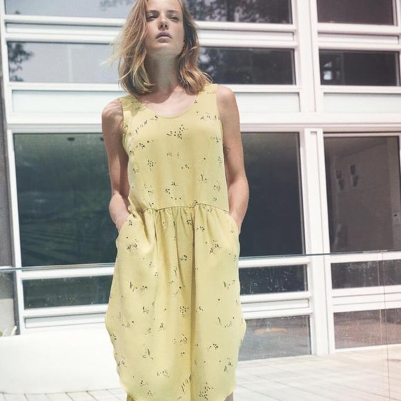 Eve Gravel Citron Dress - Picture 1 of 3